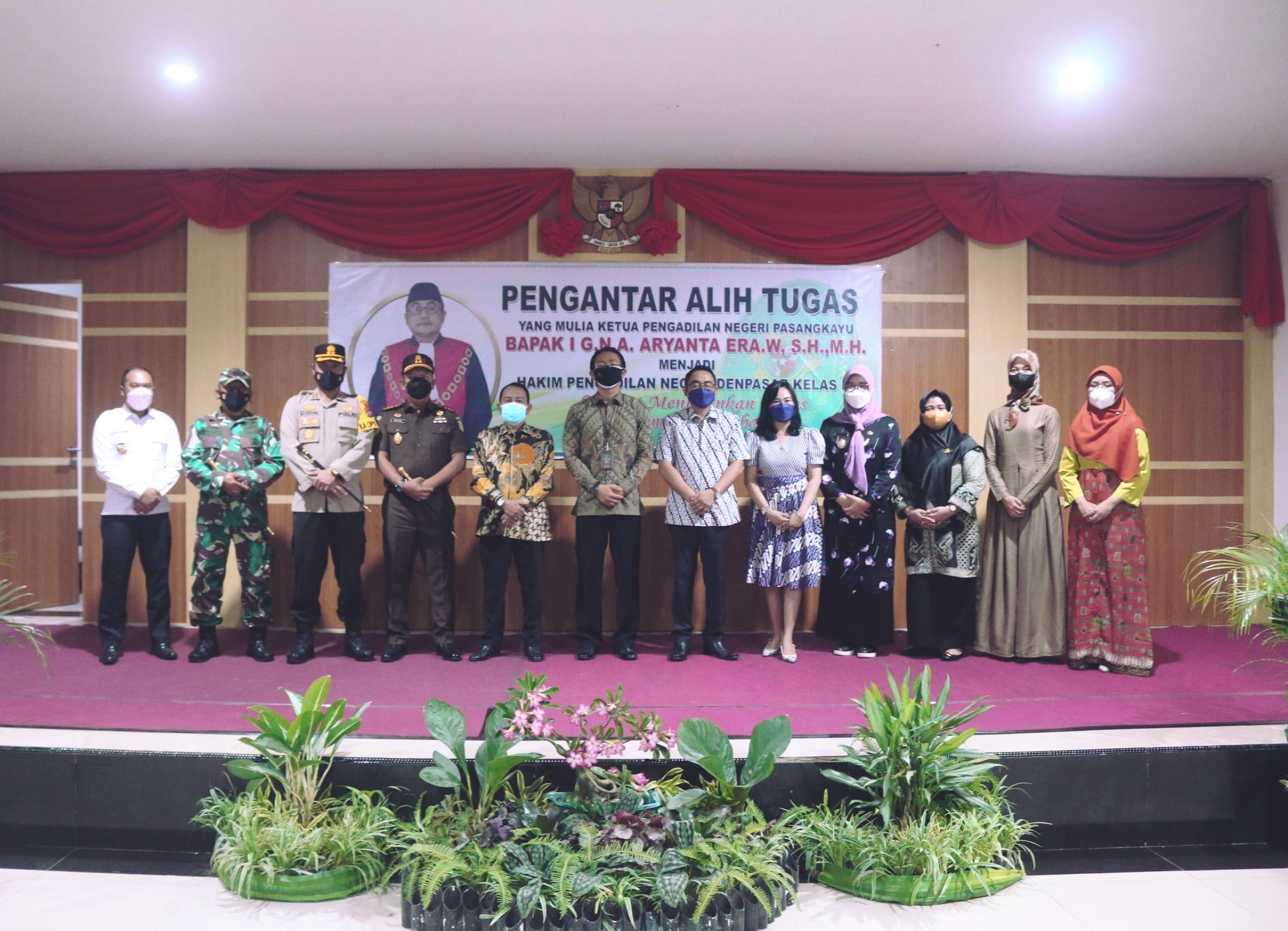 Bupati dan Wabup Hadiri Acara Pengantar Alih Tugas Ketua PN Pasangkayu